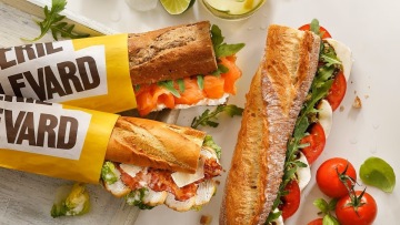 Bageterie Boulevard Czech fast food baguette in Prague