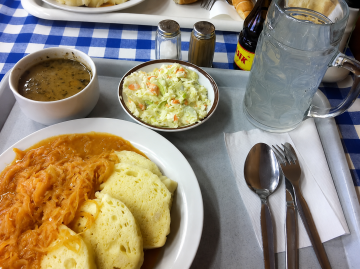 Affordable Czech lunch at Lidova Jidelna Tesnov Prague