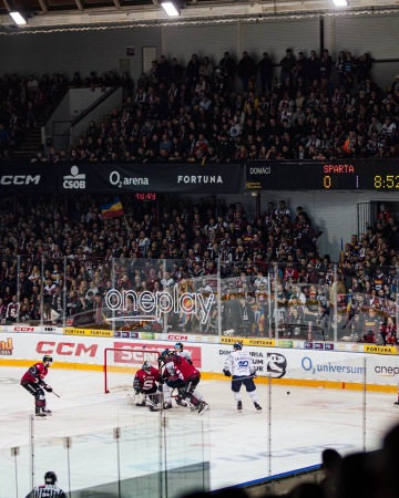 HC Sparta Praha ice hockey match at the O2 arena in Prague